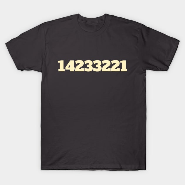 14233221 Funny Number T-Shirt by OldTony